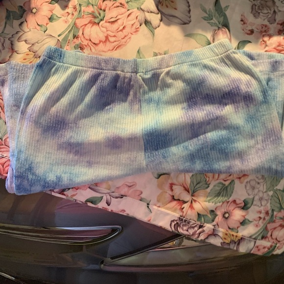 Kids Tie-Dye Bottoms - Blue and Purple - Picture 2 of 6